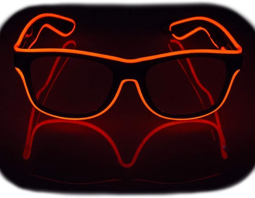 Glow Eye Glasses With Light Up Glasses El Wire Glowing Party Rave Glasses For Halloween,Party Favor