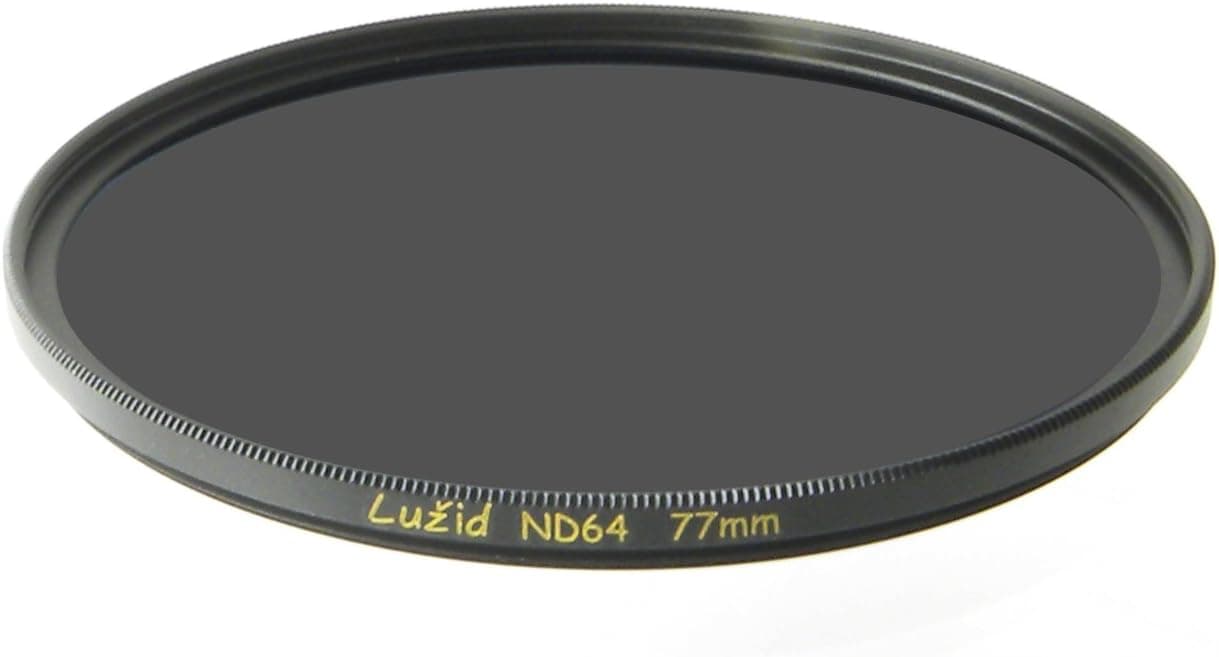 LUŽID X2 77mm ND64 MC Filter Schott B270 Glass Brass Frame ND 1.8 Multi-Coated 77 Luzid