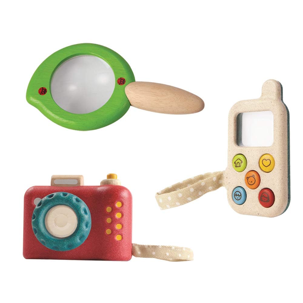 Amazon Basics Language Case Pack, My First Phone, My First Camera, Leaf Magnifier