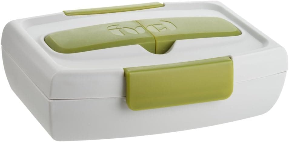 Trudeau Green and White Fuel Food To Go Container