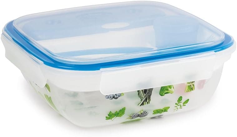 Snips Fresh Airtight Lunch Box with Cutlery and Ice Pack, Blue, 6 Cup