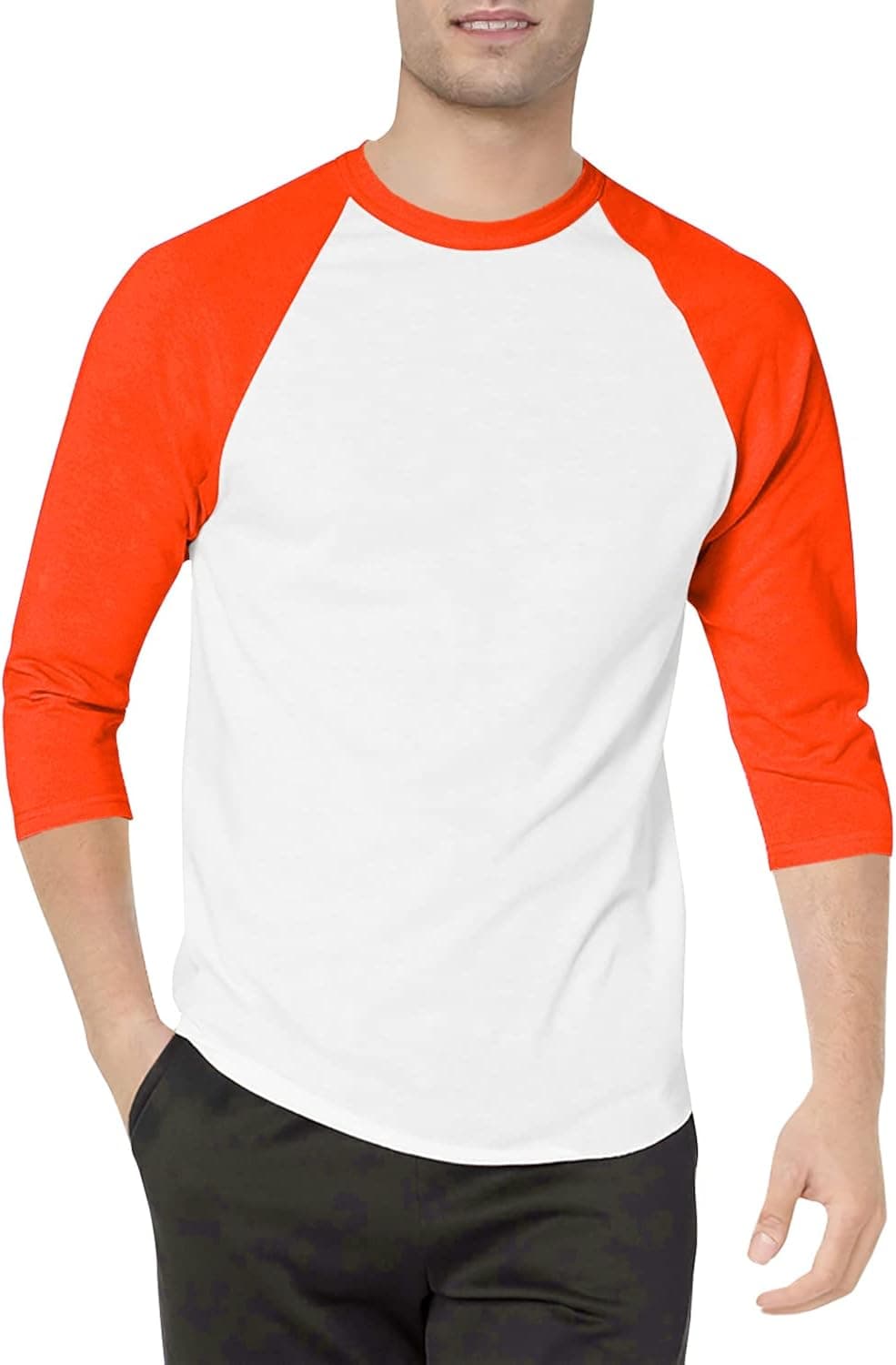 Soffe MJ Men's 3/4 Sleeve Baseball Jersey