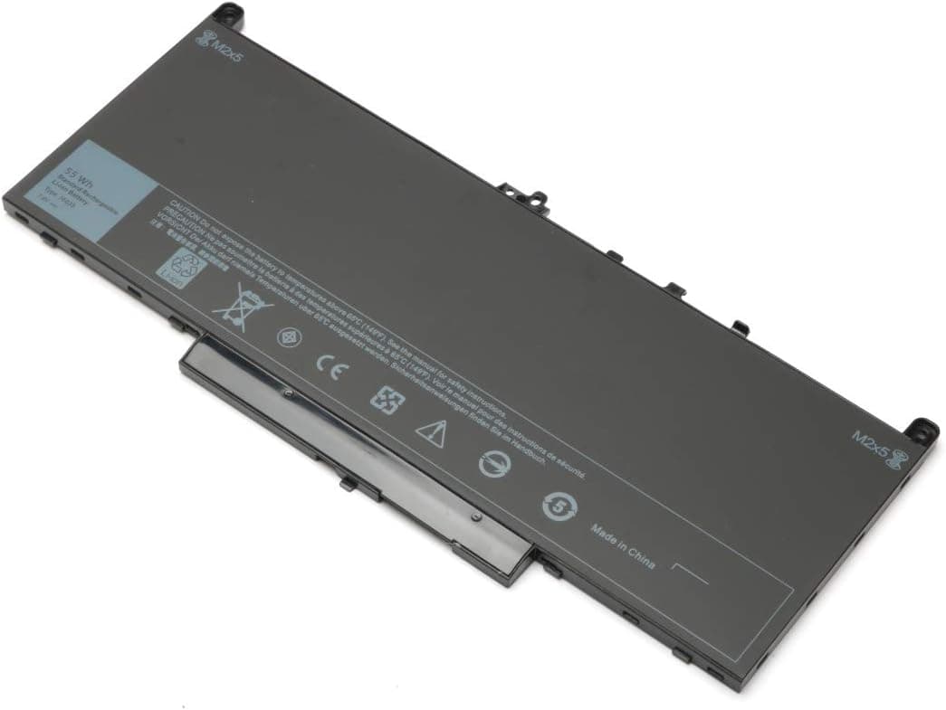J60J5 Laptop Battery for Dell Latitude E7270 E7470 Series 451-BBSY 451-BBSX 451-BBSU ; P/N:WYWJ2 MC34Y 0MC34Y 1W2Y2 242WD Notebook 7.6V 55WH