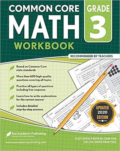 3rd Grade Math Workbook: CommonCore Math Workbook