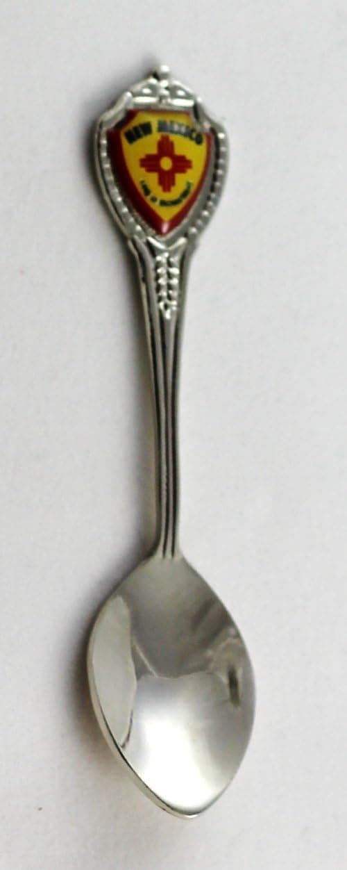 New Mexico State Souvenir Collectible Mini Spoon 3" lpco