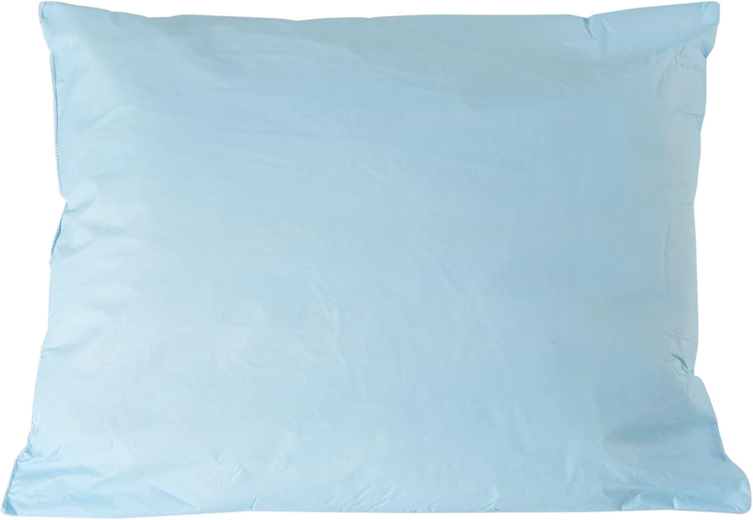 McKesson Limited Reusable Bed Pillow, Fluid and Stain-Resistant, Blue, 20 in x 26 in, 1 Count