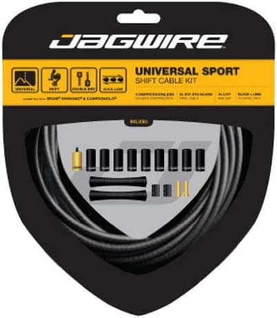 Jagwire Universal Sport Brake Kit - Black w/Reflective Stripe