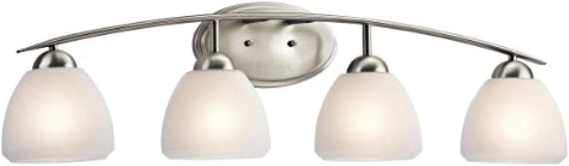 Kichler 45120NI Calleigh Bath 4-Light, Brushed Nickel