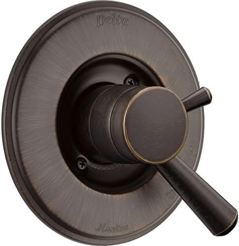 Delta Faucet Linden 17 Series Dual-Function Shower Handle Valve Trim Kit, Venetian Bronze T17093-RB (Valve Not Included)