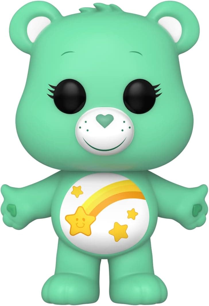 Funko Pop! Animation: Care Bears 40th Anniversary - Wish Bear with Flocked Chase (Styles May Vary)