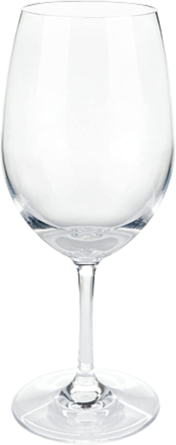 True Shatterproof Wine Glasses, Unbreakable Stemmed Clear Plastic Cups for Outdoors, Parties, 21 Oz Set of 1