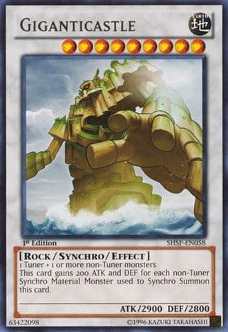 YU-GI-OH! - Giganticastle (SHSP-EN058) - Shadow Specters - 1st Edition - Rare
