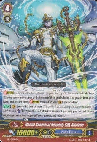 Cardfight!! Vanguard TCG - Marine General of Heavenly Silk, Aristotle (PR/0230EN) - Cardfight! Vanguard Promos