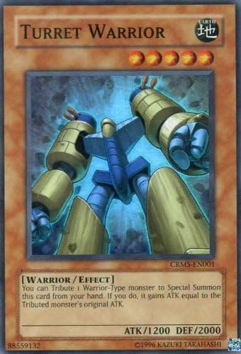Yu-Gi-Oh! - Turret Warrior (CRMS-EN001) - Crimson Crisis - Unlimited Edition - Super Rare