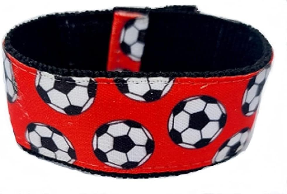 Soccer sleeve scrunchies (Pair) RED, from The Original USA Inventor, Soccer Sleeve Holders, Soccer Sleeve Straps, Sleeve tie up