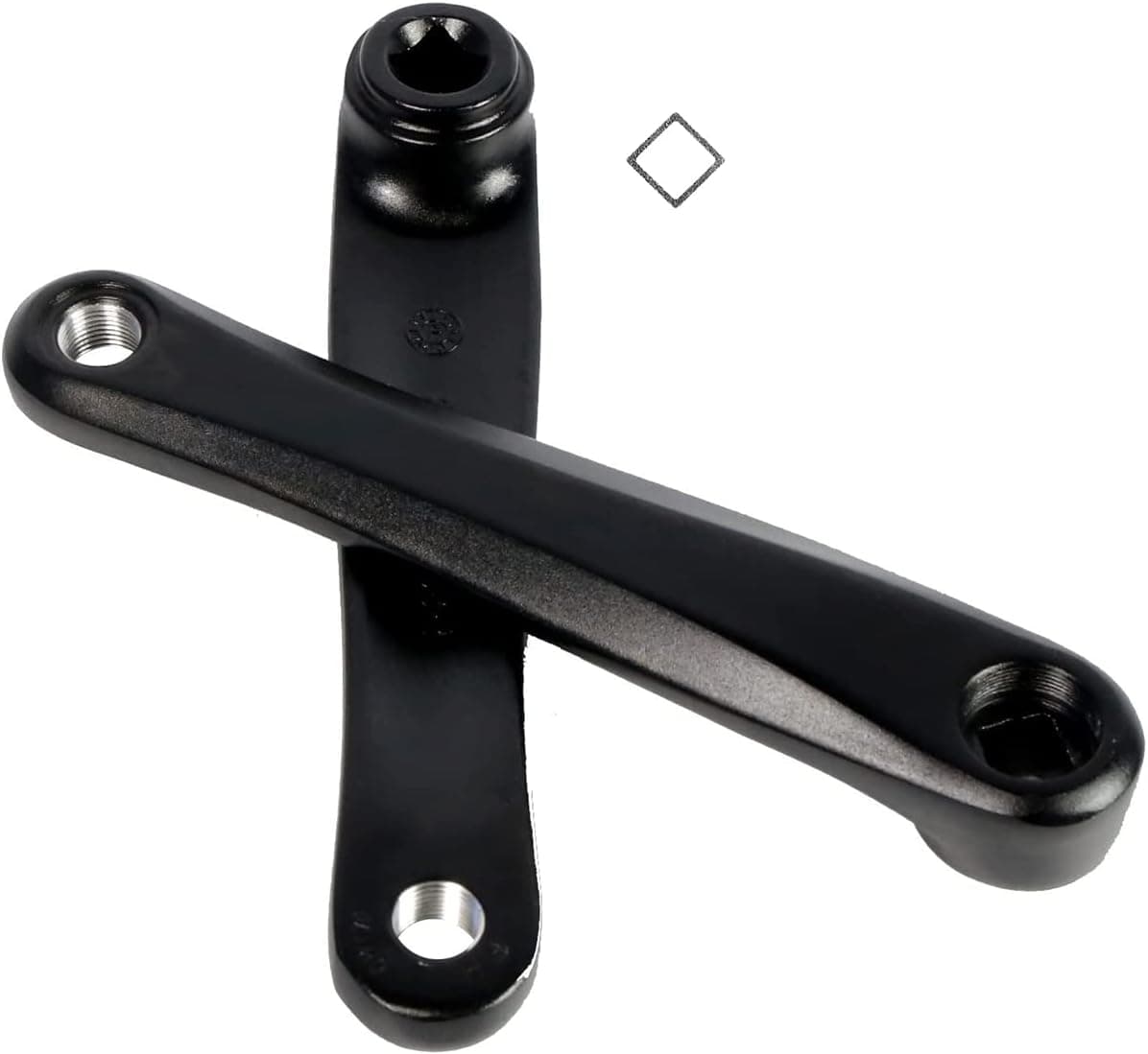 BAFANG Crank Arm 170mm Electric Bicycle Diamond Hole Crank Mid Motor Cranks Essential Parts Mid Motor Accessory BBS01 BBS02 BBSHD Electric Bikes Part E Bike Crank Leg