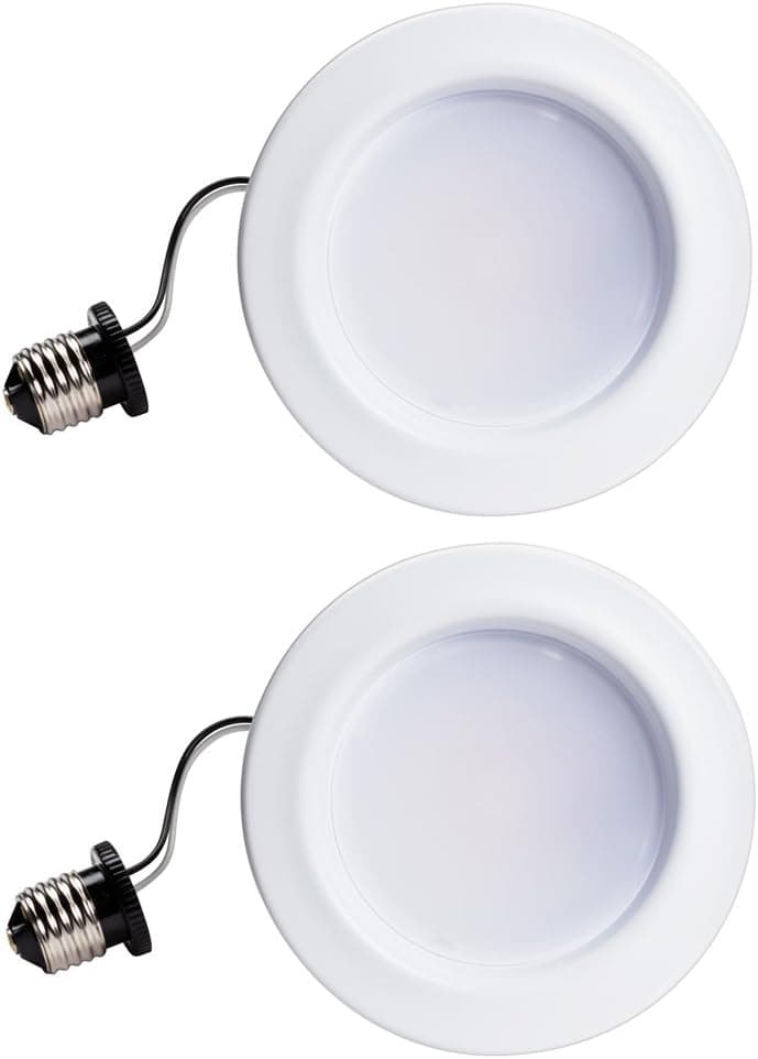 Philips 801464 65W Equivalent Dimmable Soft White LED Downlight (2 Pack), 5-6"