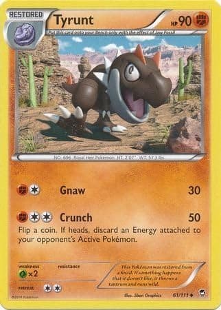 Pokemon - Tyrunt (61/111) - XY Furious Fists