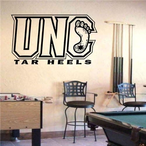Ncaa Wall Mural Vinyl Sticker Sports Logos North Carolina Tar Heels (S650)