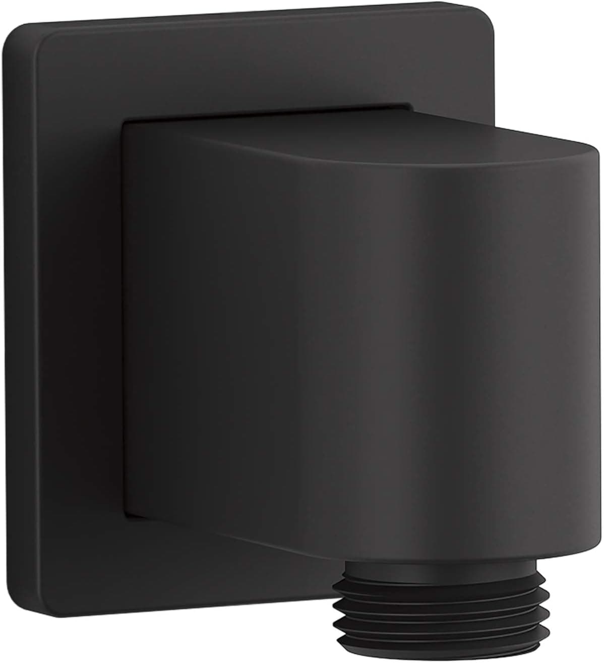 KOHLER 98350-BL Awaken Wall-Mount Supply Elbow, Matte Black
