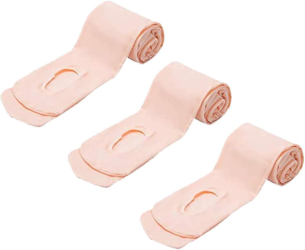MANZI 3 Pairs Tights Convertible Transition Ballet Dance (Girl/Women)