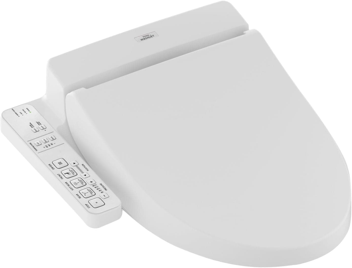 TOTO SW2033#01 C100 WASHLET Electronic Bidet Toilet Seat with PreMist, Round, Cotton White