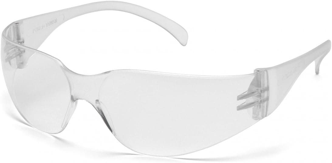 (12 Pair) Pyramex Mini Intruder Glasses Clear Frame/Clear-Hardcoated Lens (S4110SN)