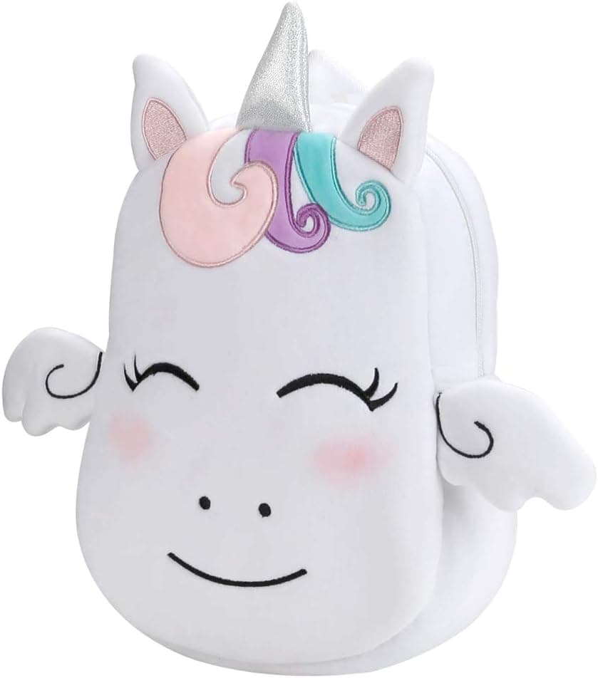 Toddler Backpack, Plush Animal Cartoon Travel Bag, Kids School Bag, Children's Bookbag for Baby Girl Boy 1-3 Years