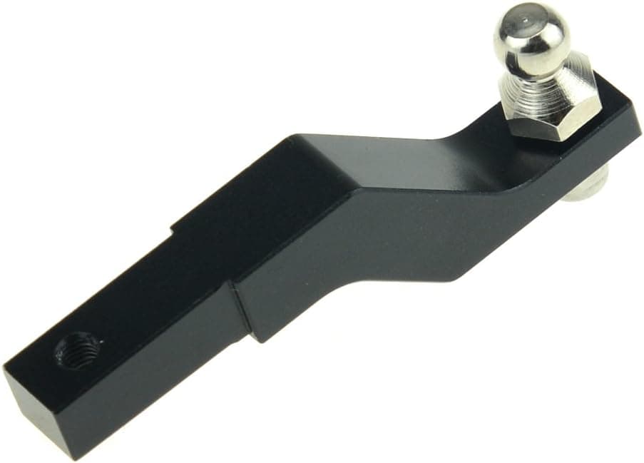 HobbyMarking RC TRX4 Aluminum Alloy Trailer Drop Hitch Receiver Upgrades Parts for 1/10 Traxxas TRX-4 Crawler RC Car Accessories