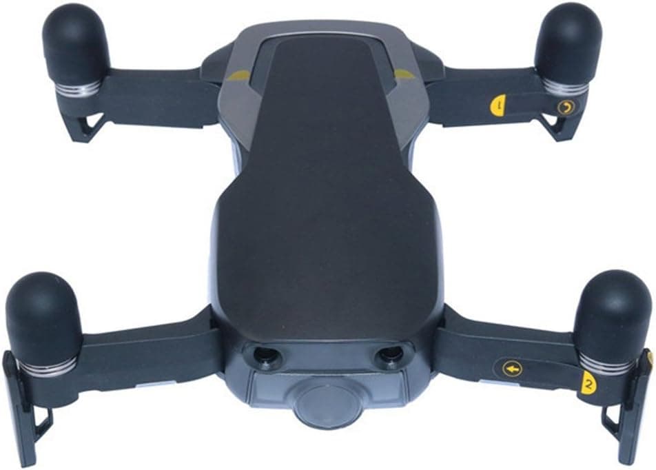 TELESIN 4pcs Silicone Motor Cover Case Motor Cap Protector Guard for DJI Mavic Air Quadcopter Drone (Black)