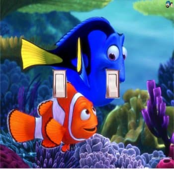 GOT YOU COVERED Finding NEMO 3 Dory and Friends Light Switch Cover OR Outlet (OPTION3 2XTOGGLE)