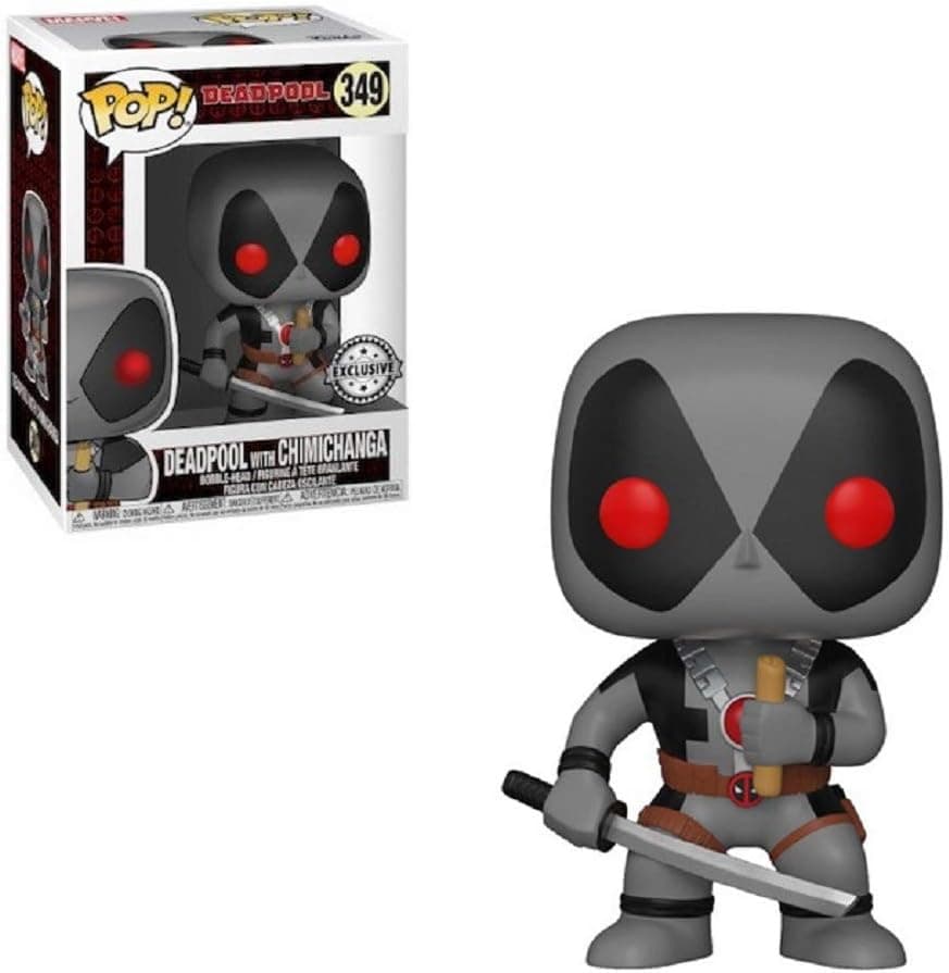 Funko Pop Marvel: Deadpool with Chimichanga Collectible Figure, Multicolor