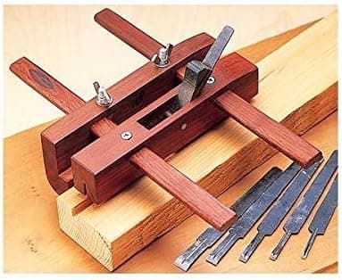 Mujingfang Rosewood Adjustable Plough Plane