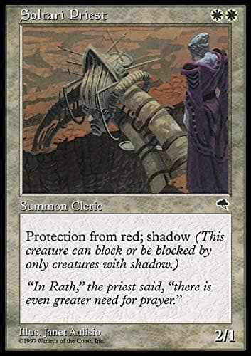 Magic The Gathering - Soltari Priest - Tempest