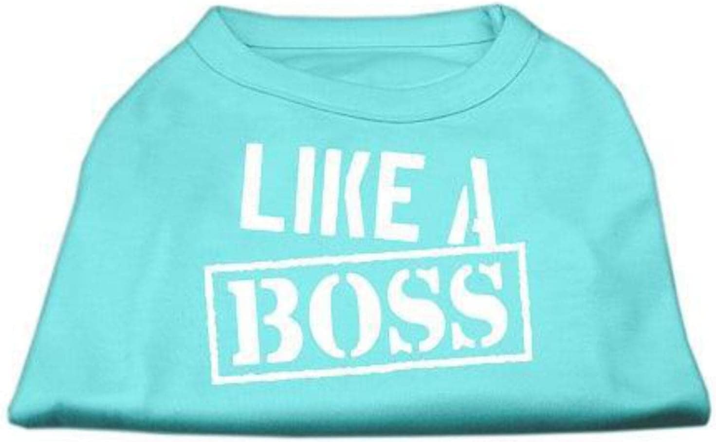 Mirage Pet Products Like a Boss Screen Print Shirt Aqua XXXL (20)