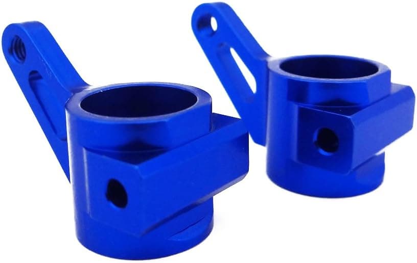 Atomik RC Alloy Front Steering Block, Blue fits The Traxxas 1/10 Slash and Other Traxxas Models - Replaces Traxxas Part 3736
