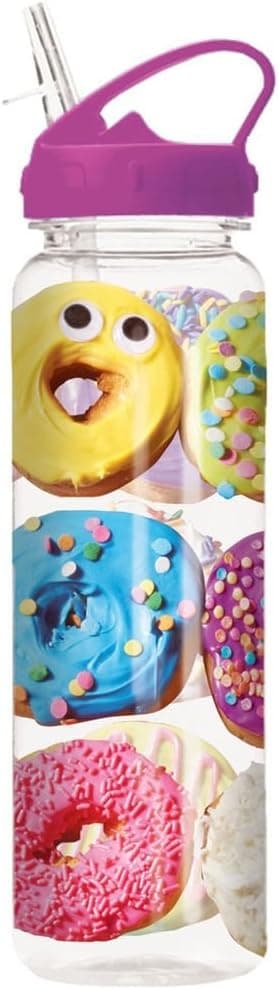 iscream 'Dozens of Donuts' Flip-Top, BPA Free, 21.9 oz Water Bottle
