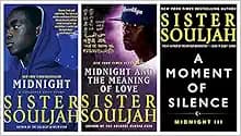 The Midnight Series Collection 3 Book Set By Sister Souljah (Midnight: A Gangster Love Story, A Moment of Silence and the Meaning of Love)