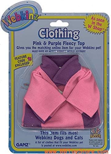 Webkinz Pink & Purple Fleecy Top
