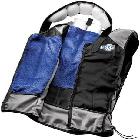 KewlFit Weight Management Vest, Black/Grey, Medium/Large