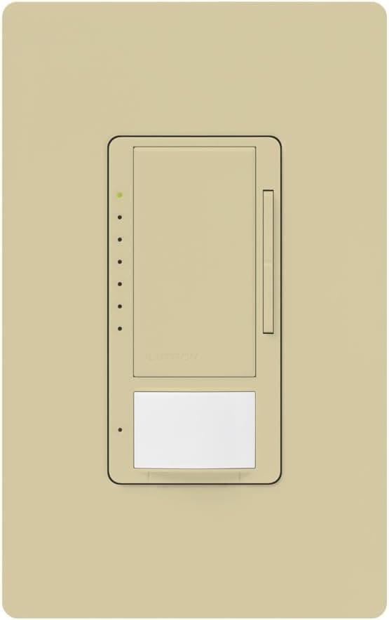 Lutron MS-OP600M-IV Maestro 600 Watt Multi-Location Dimmer with Occupancy Sensor, Ivory