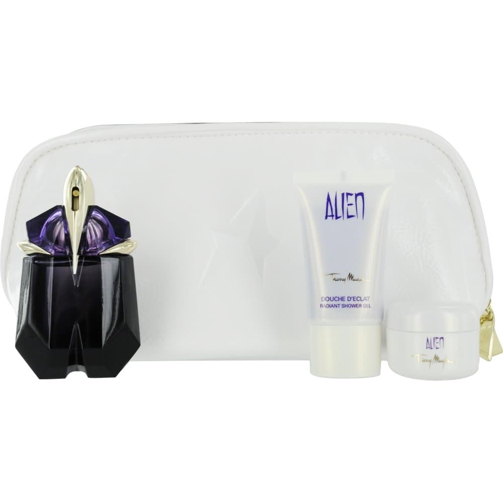 Thierry Mugler Alien Gift Set for Women (Eau De Parfum Spray, Shower Gel, Body Cream)