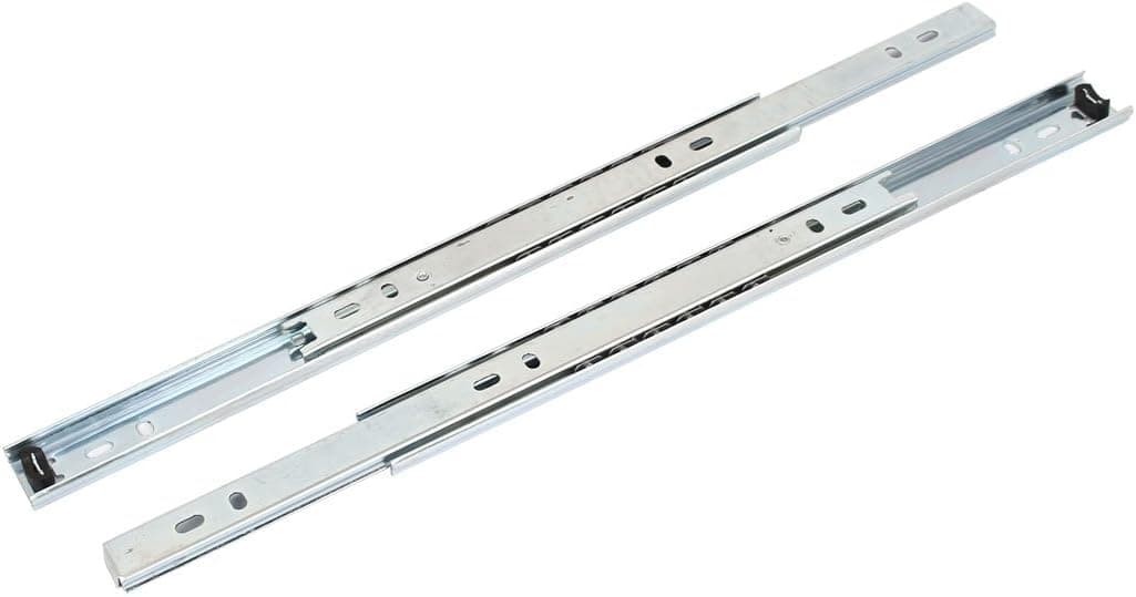uxcell 11-Inch Drawer Slides, Full Extension Ball Bearing Slide Track Rail 26mm Wide 55lb Capacity 1 Pair
