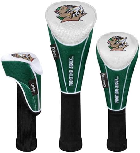 NCAA North Dakota Green 3-Pack Golf Club Headcovers