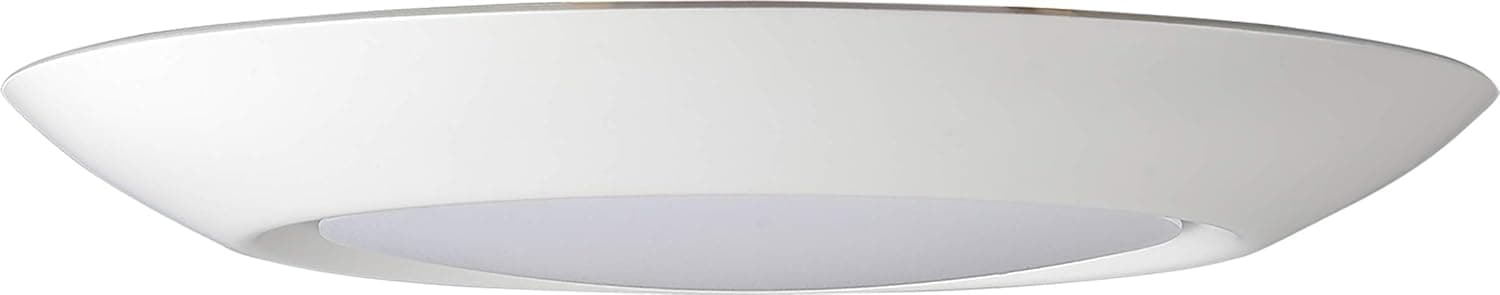 Maxim 57647WTWT Diverse JA8 Compliant Energy Star 8" Round Outdoor LED Flush Mount, 1-Light 15 Watt, 3000K, White
