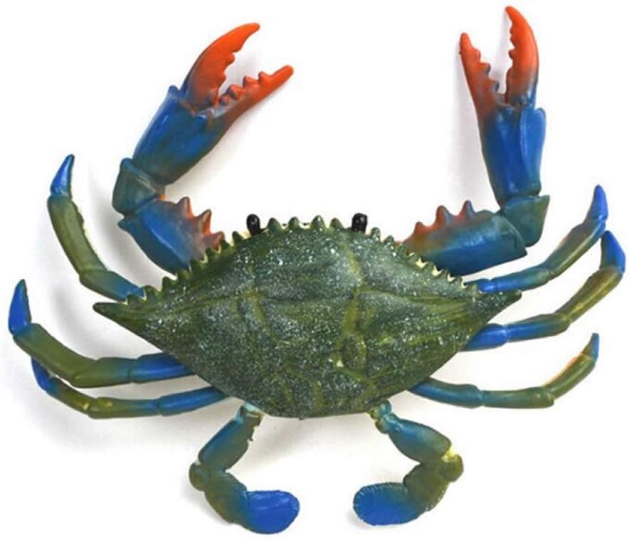 RAYNAG Artificial Plastic Crab,Simulated Sea Animal Home Party Decor Creative Gift
