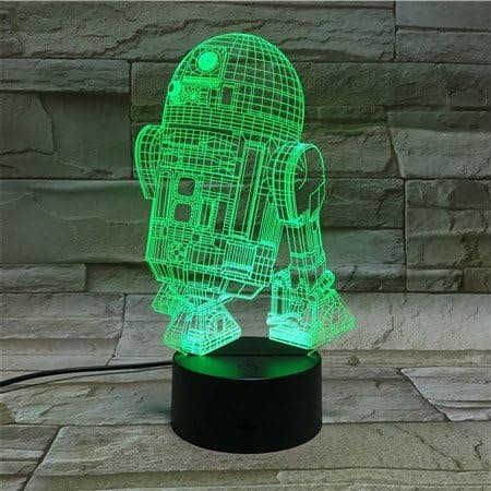 Phantom Lamps R2D2 3D LED Illusion Lamp