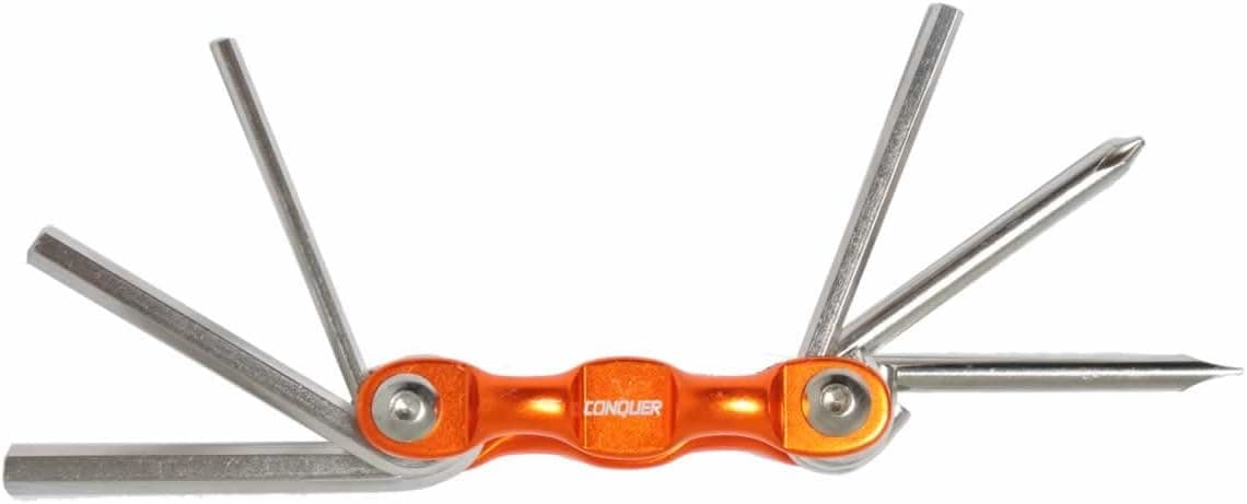 Conquer Multi Function Bike Tool Anodized Aluminum