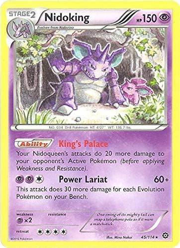 Pokemon - Nidoking (45/114) - XY Steam Siege