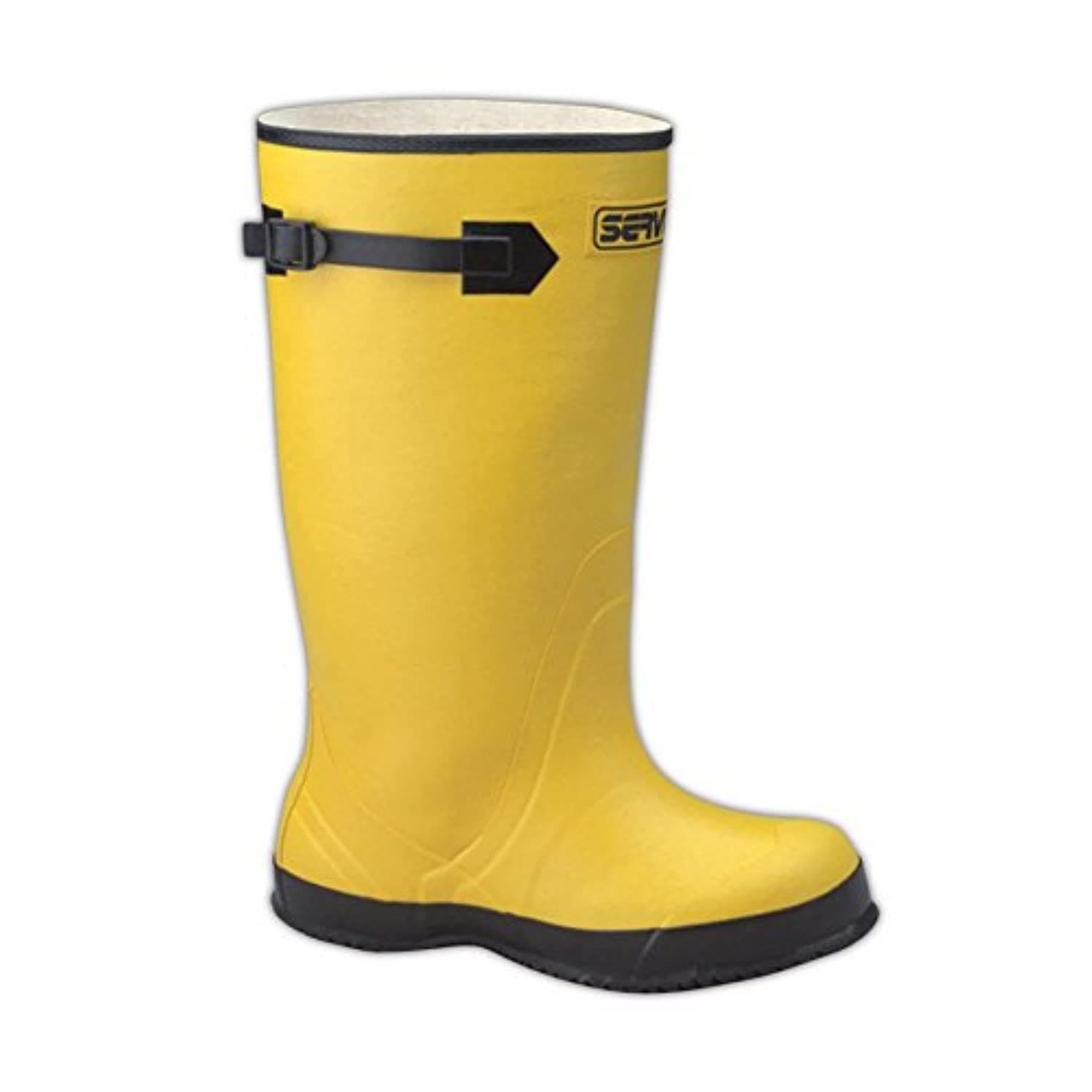 MAGID B1548-8 17" Rubber Over Boots, X-Large, Yellow , 8